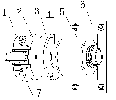 Shaping device for correcting roundness of split conductor