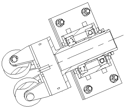 Shaping device for correcting roundness of split conductor