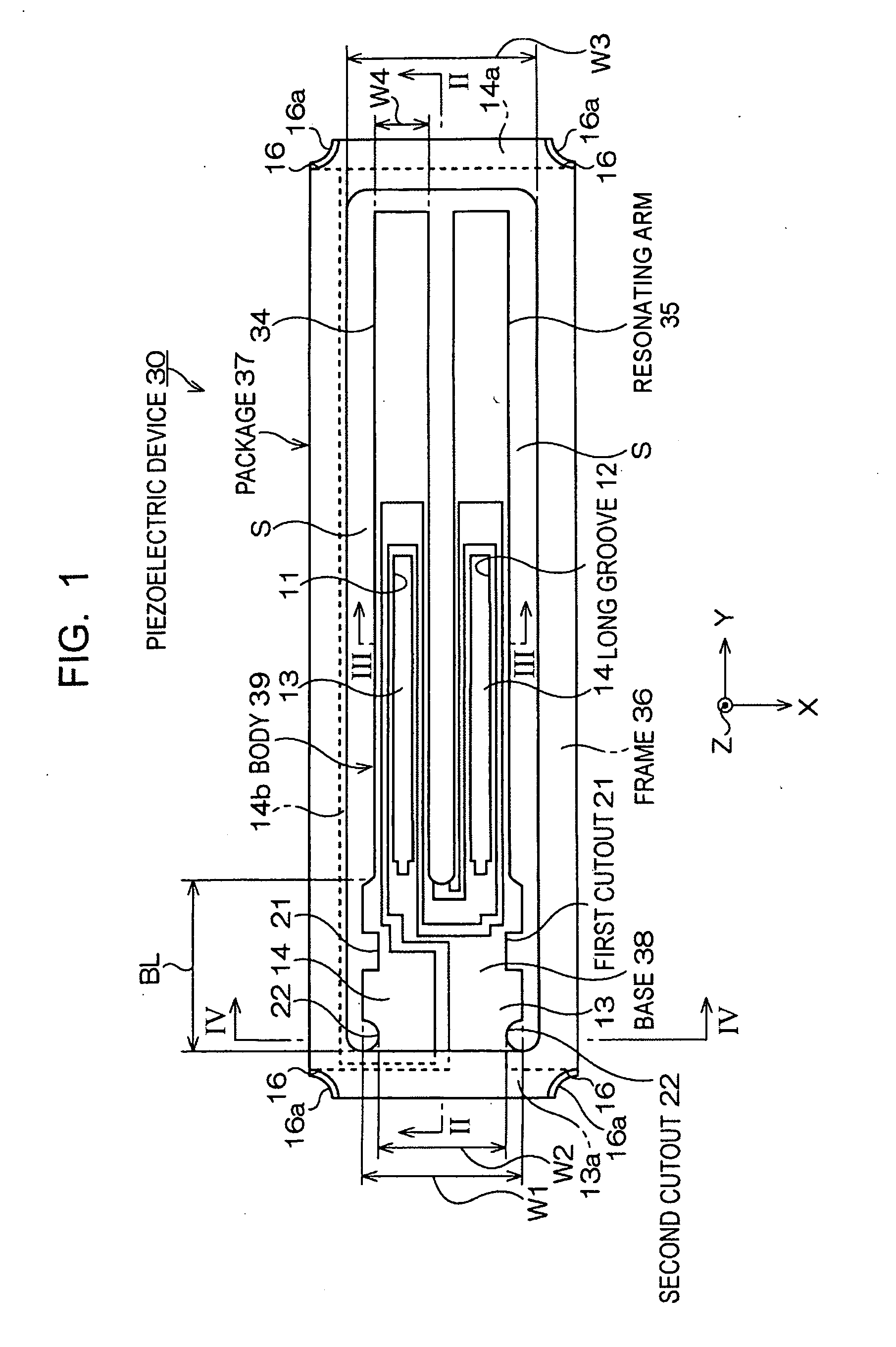 Piezoelectric device, cellular phone system using the piezoelectric device, and electronic equipment using the piezoelectric device