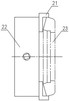 Bevel gear pitch circle locating tool