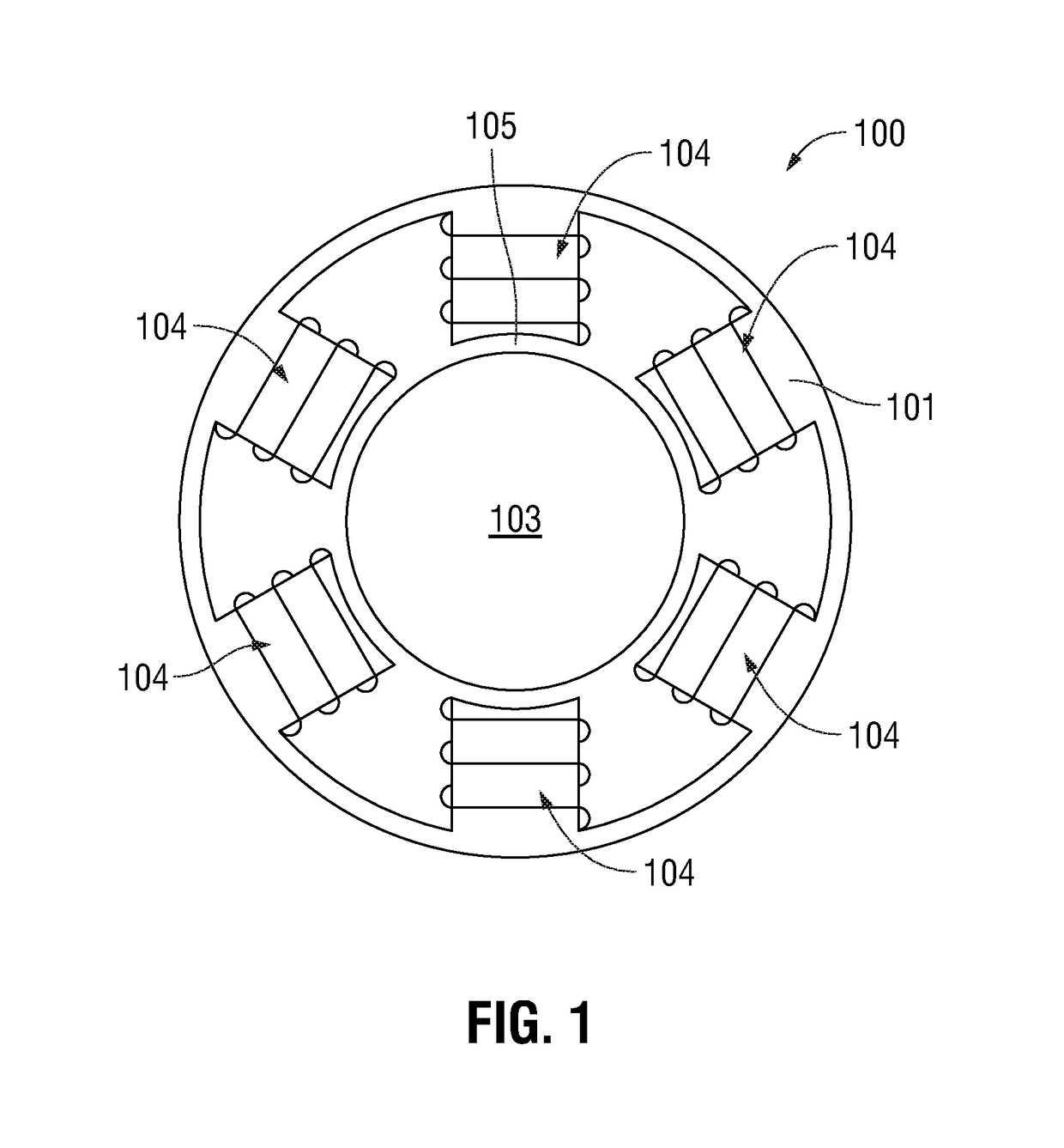 Harmonic shunting electric motor with faceted shaft for improved torque transmission