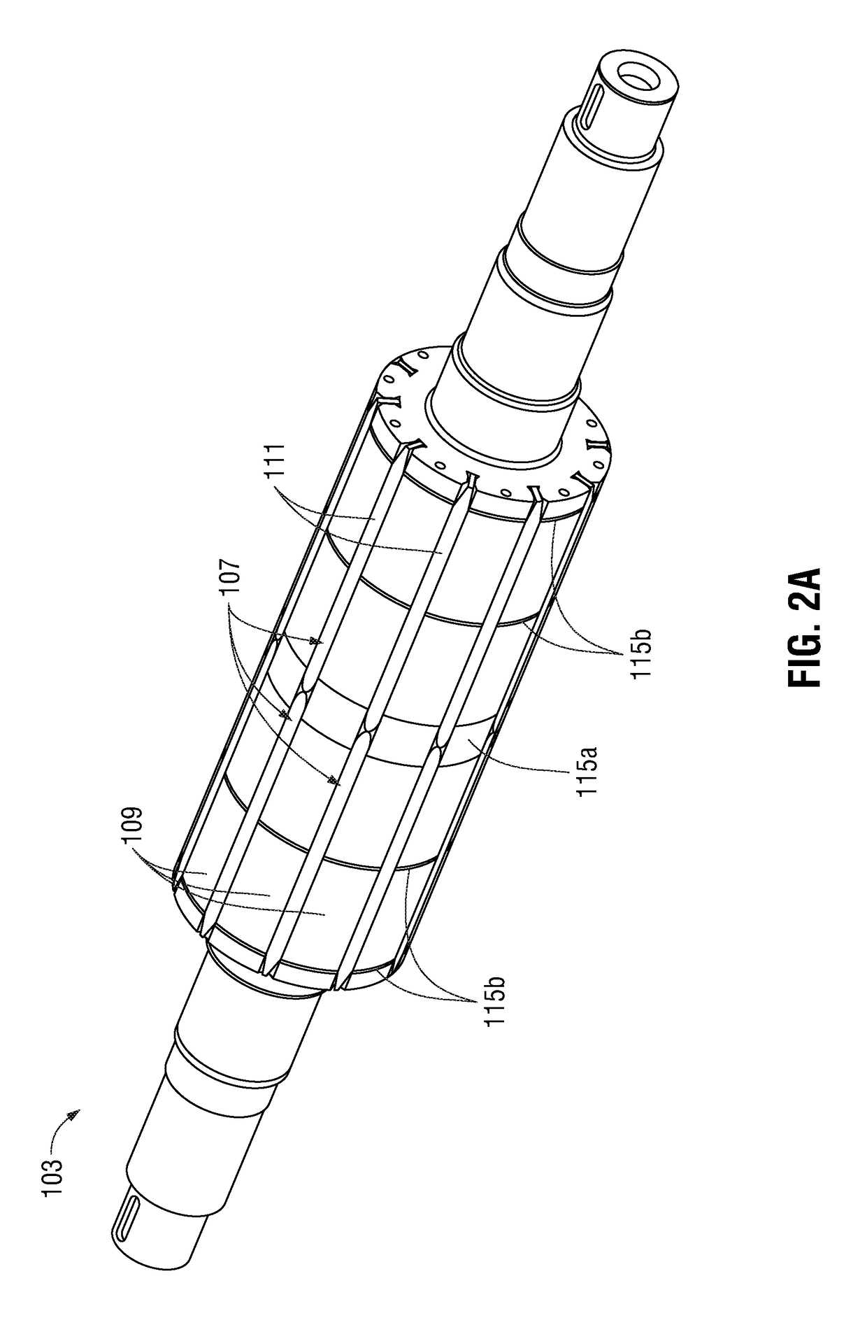 Harmonic shunting electric motor with faceted shaft for improved torque transmission