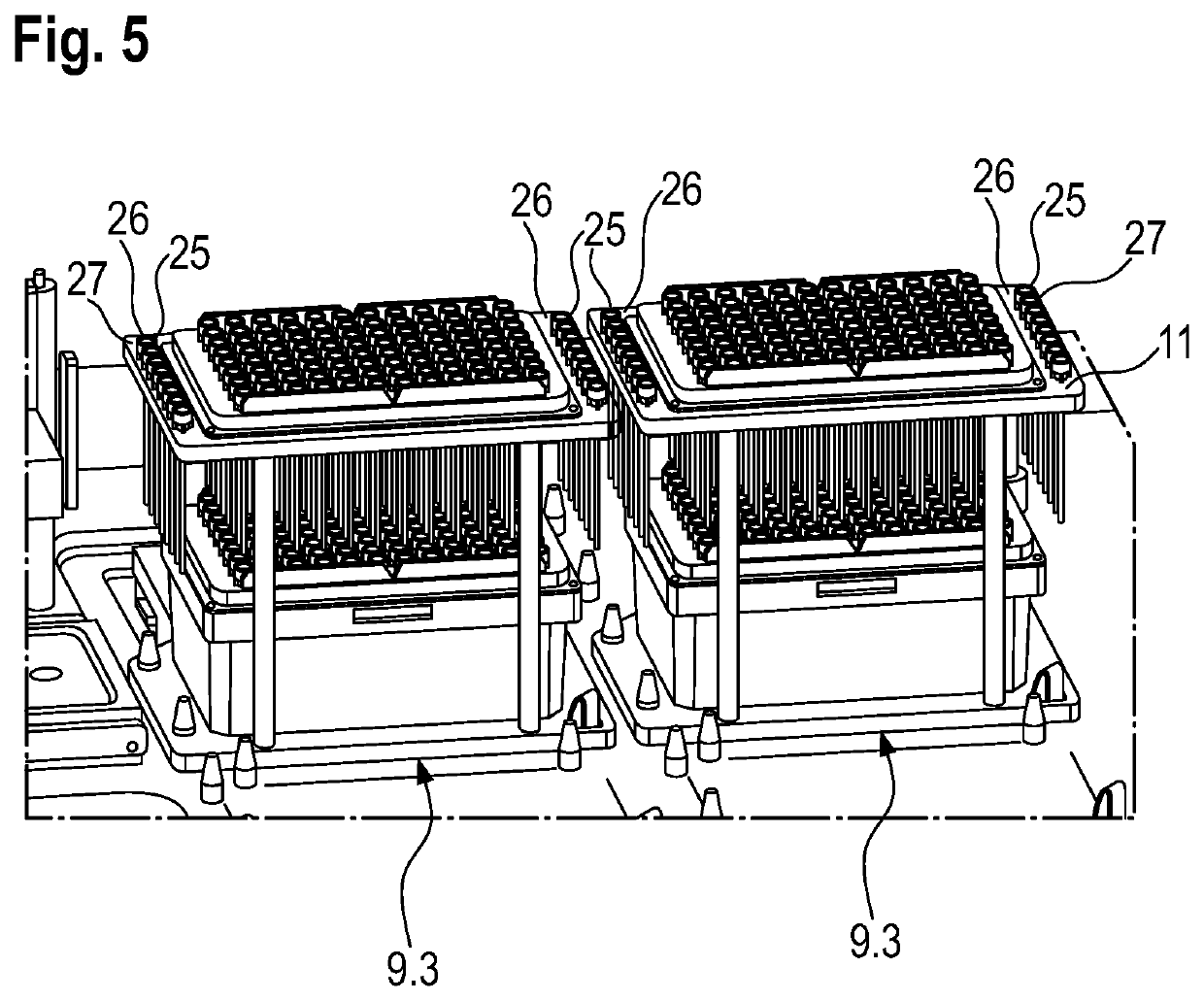 Automated laboratory system for automatically handling laboratory samples