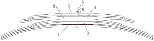 Hanging elastic element for heavy all-wheel drive off-road vehicle and design method of element