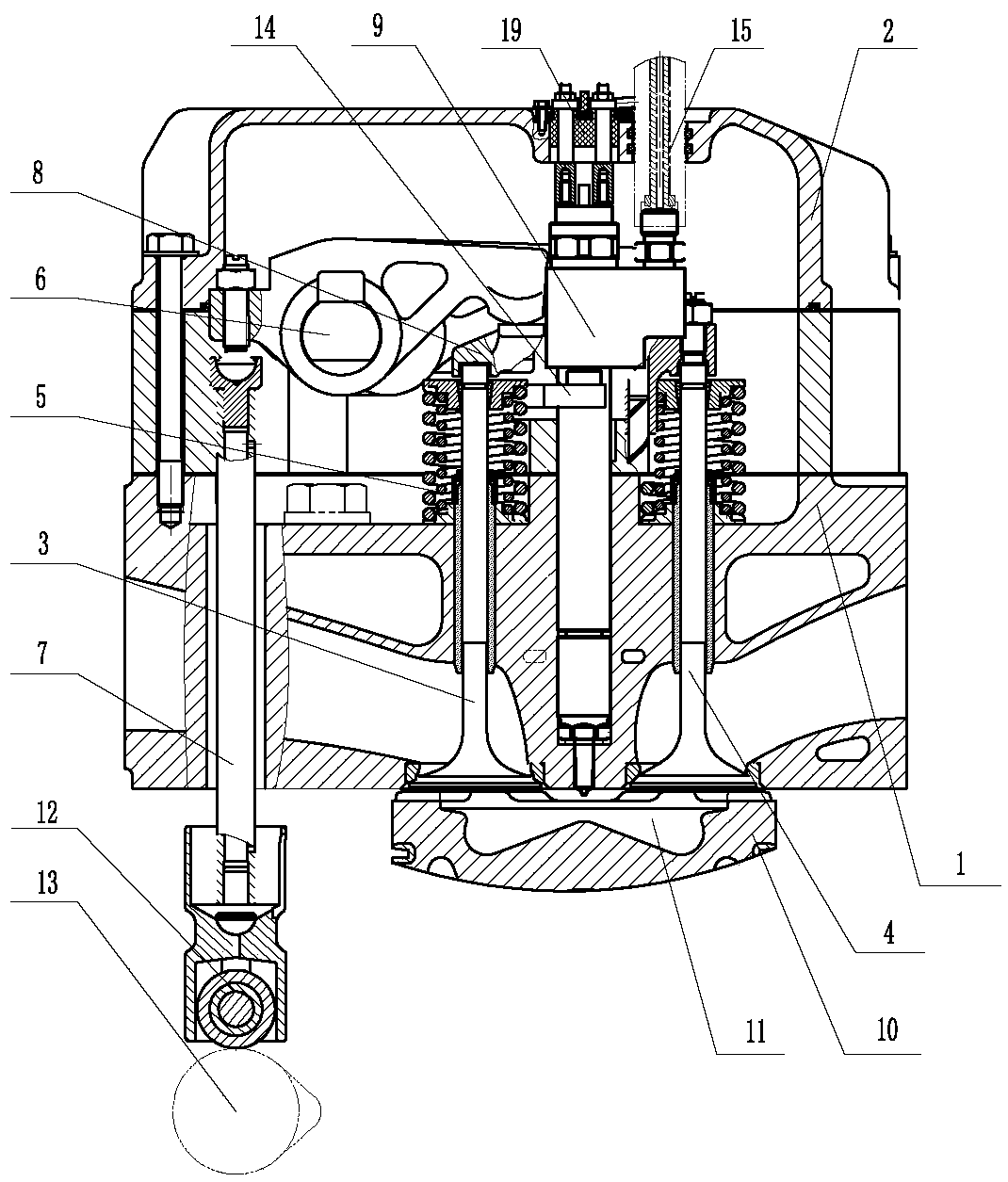 Wiring structure of electric control oil atomizer