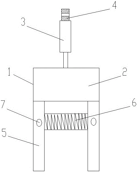 Elastic supporting protection type electroplating hanger