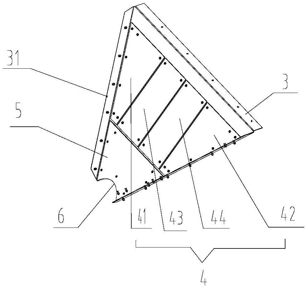 Discharge hopper and mixing station