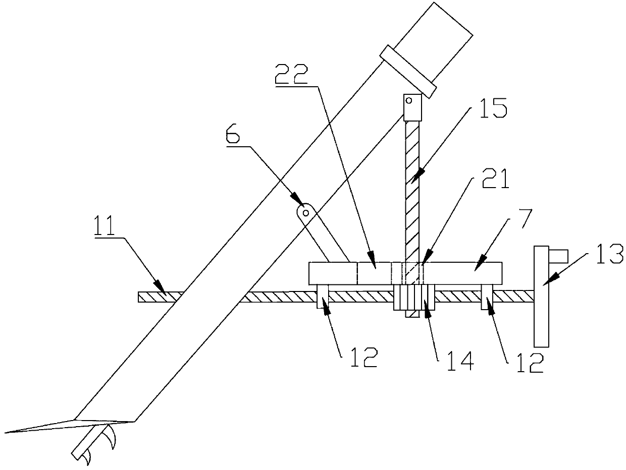 Rare earth mining crushed stone collecting device