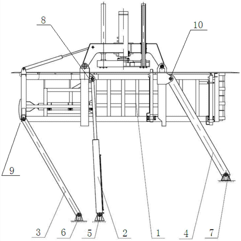 Lifting device for garbage compactor