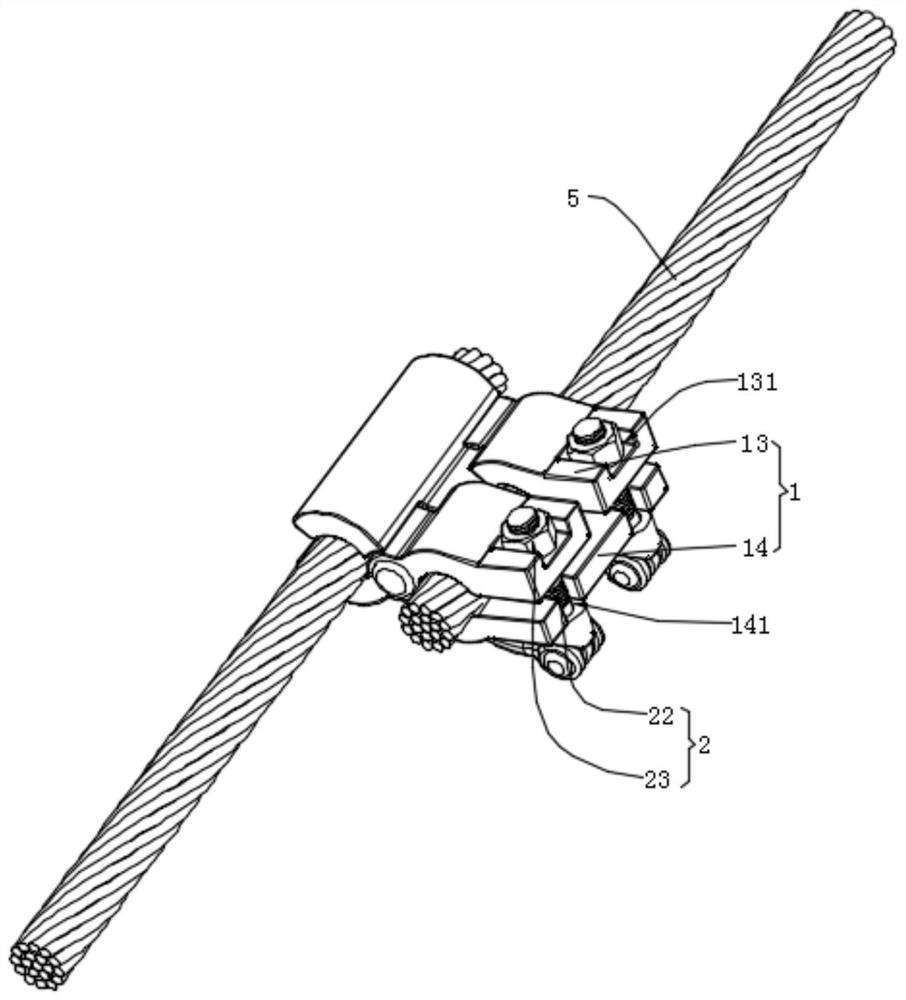 Portable wire clamp