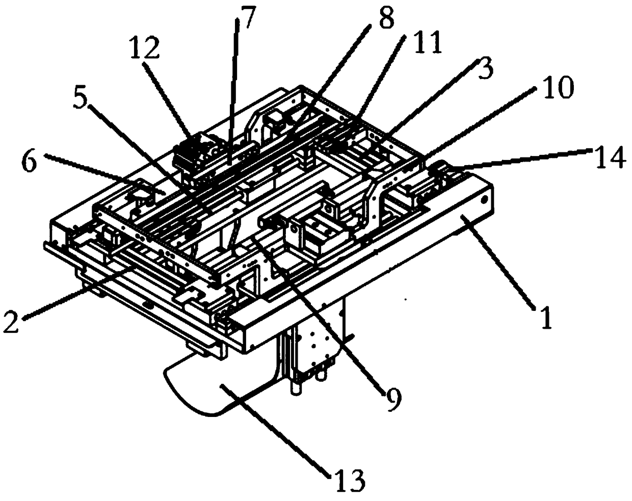 Product bagging and heat-sealing device