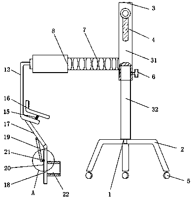 Rehabilitation exercise device of orthopedics department