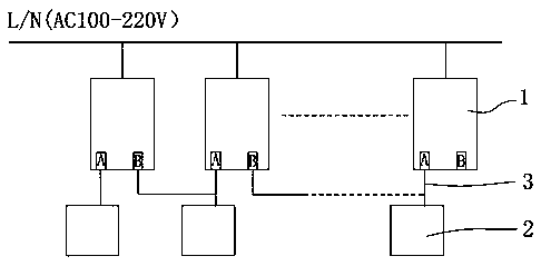 Bus coupling system based on DALI protocol