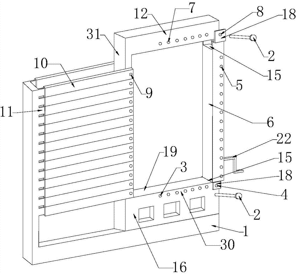 Similar material simulation experiment device and using method thereof