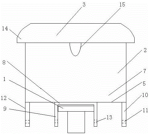 Connector wire box fixed on camera bracket