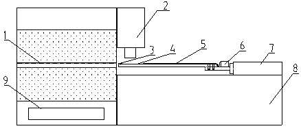 Synchronization testing device and testing method of thermal barrier performance and thermal shock performance of thermal barrier coating