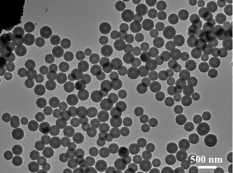 Preparation method of monodisperse mesoporous silica hollow sphere material