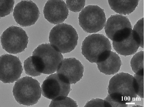 Preparation method of monodisperse mesoporous silica hollow sphere material