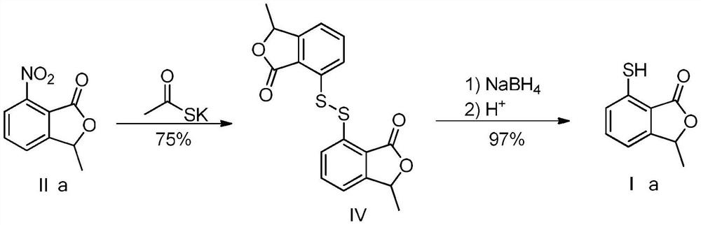 Synthesis method of 7-mercaptoisobenzofuran-1(3H)-one compound