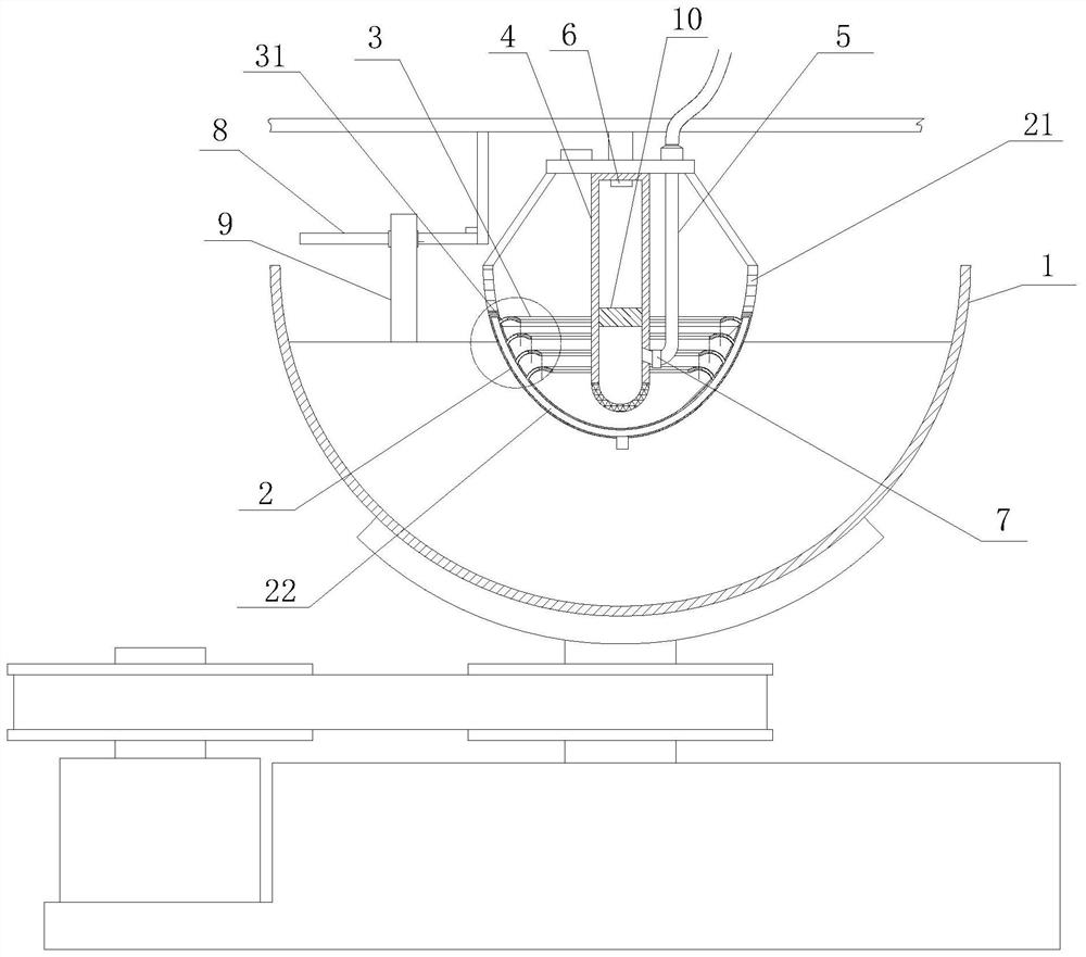 Automatic refined sesame oil separating device