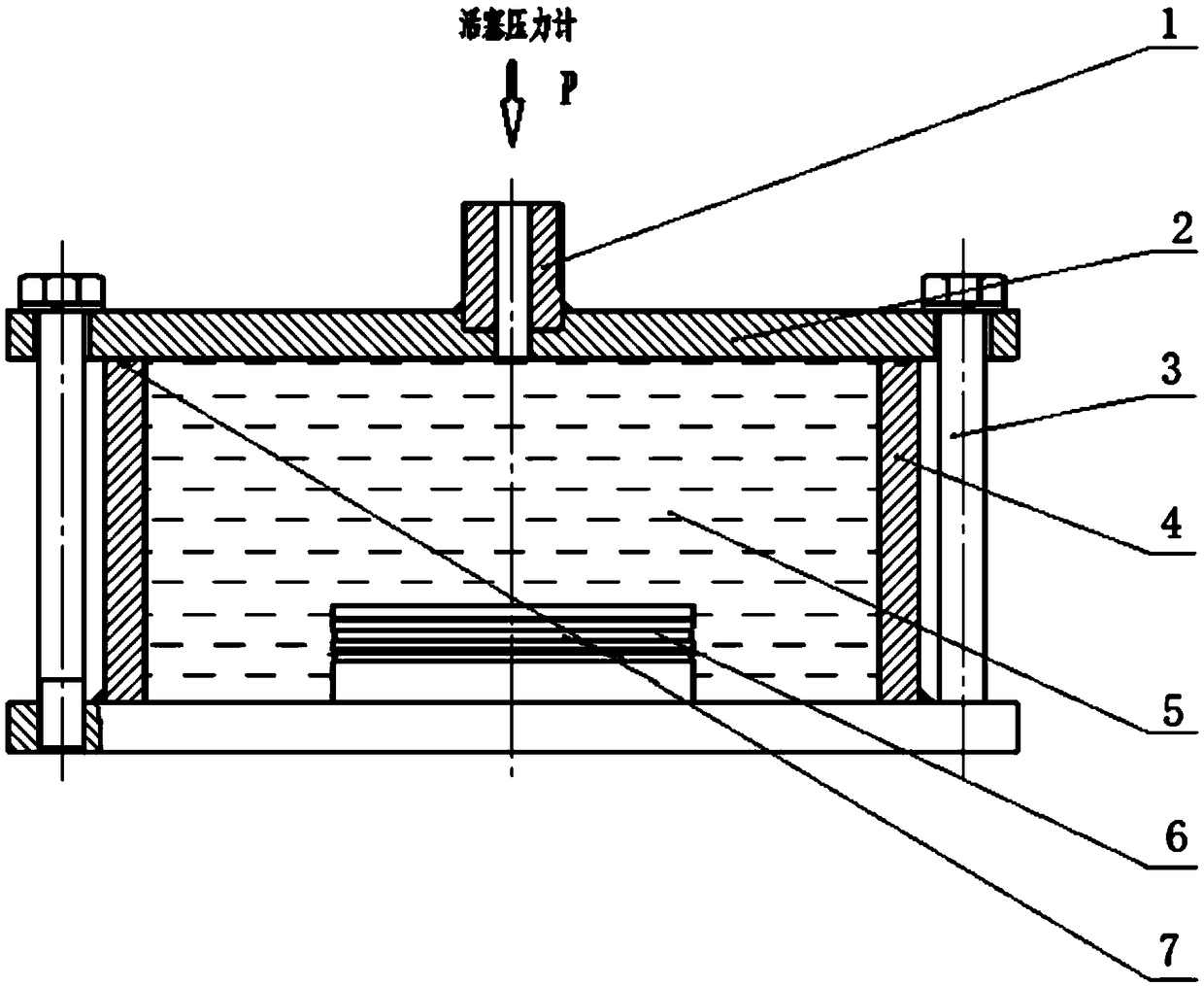 Sealing method and device used for improving insulation performance of annular force transducer