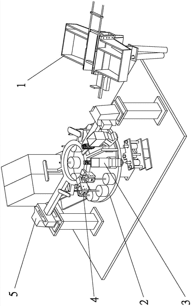 Vertical rotary disk type automatic indexing and welding machine for drill bits