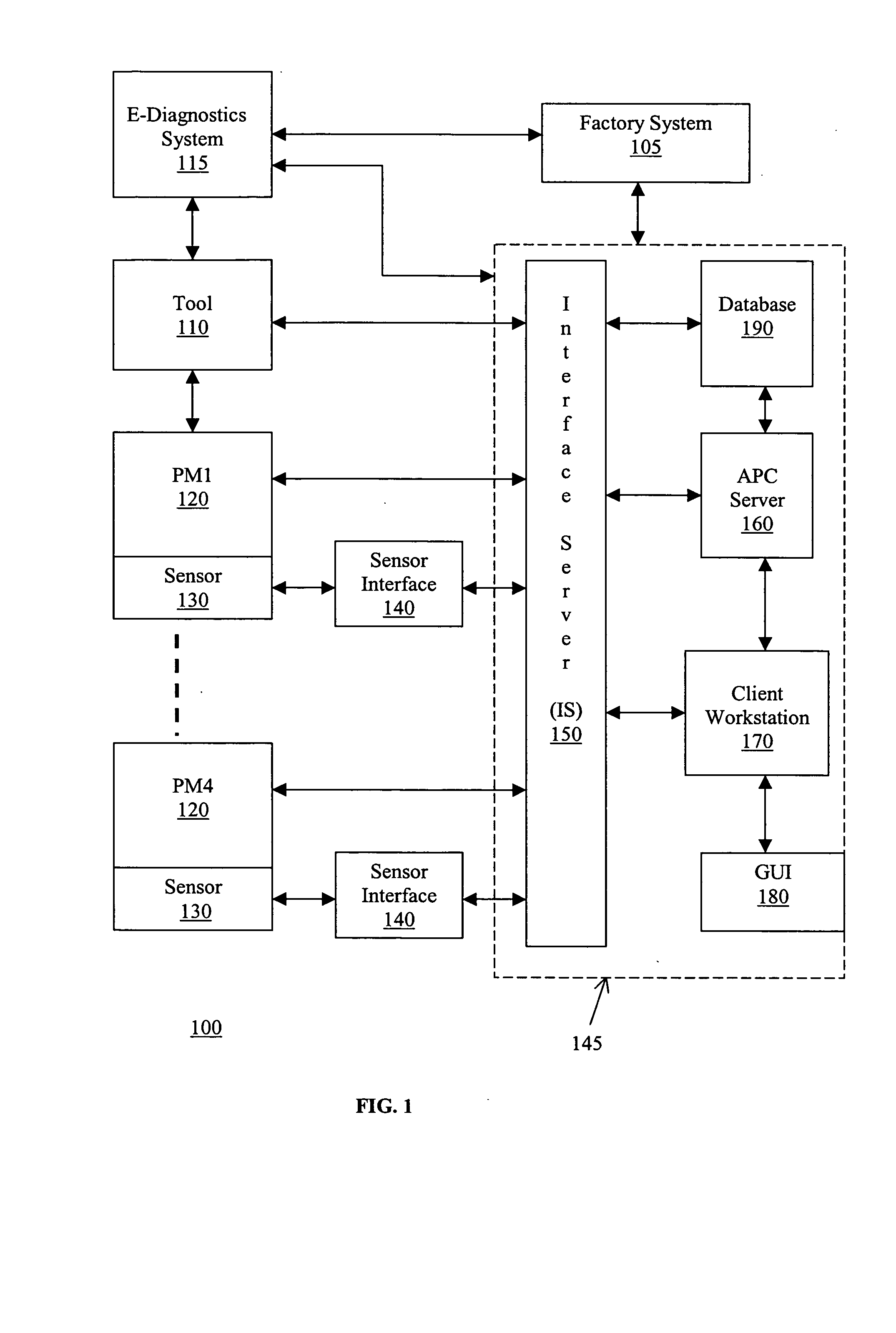 Method and apparatus for the monitoring and control of a semiconductor manufacturing process