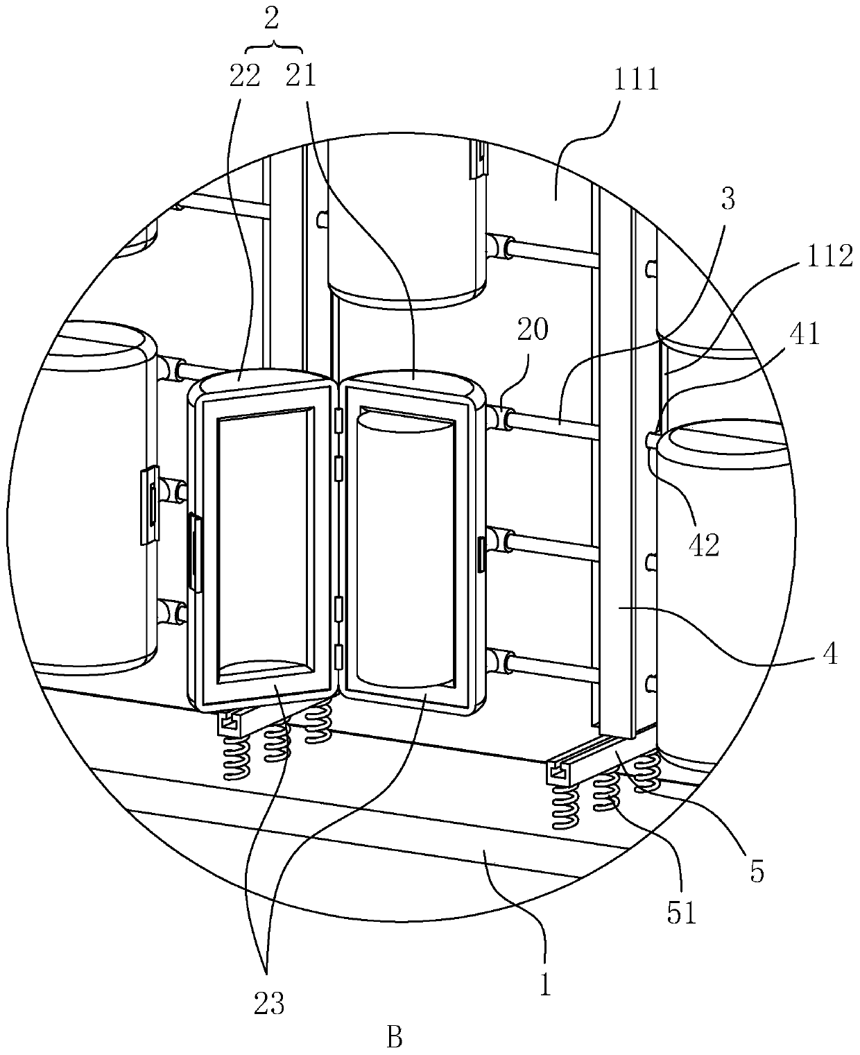 Detection concrete core sample protective transportation device