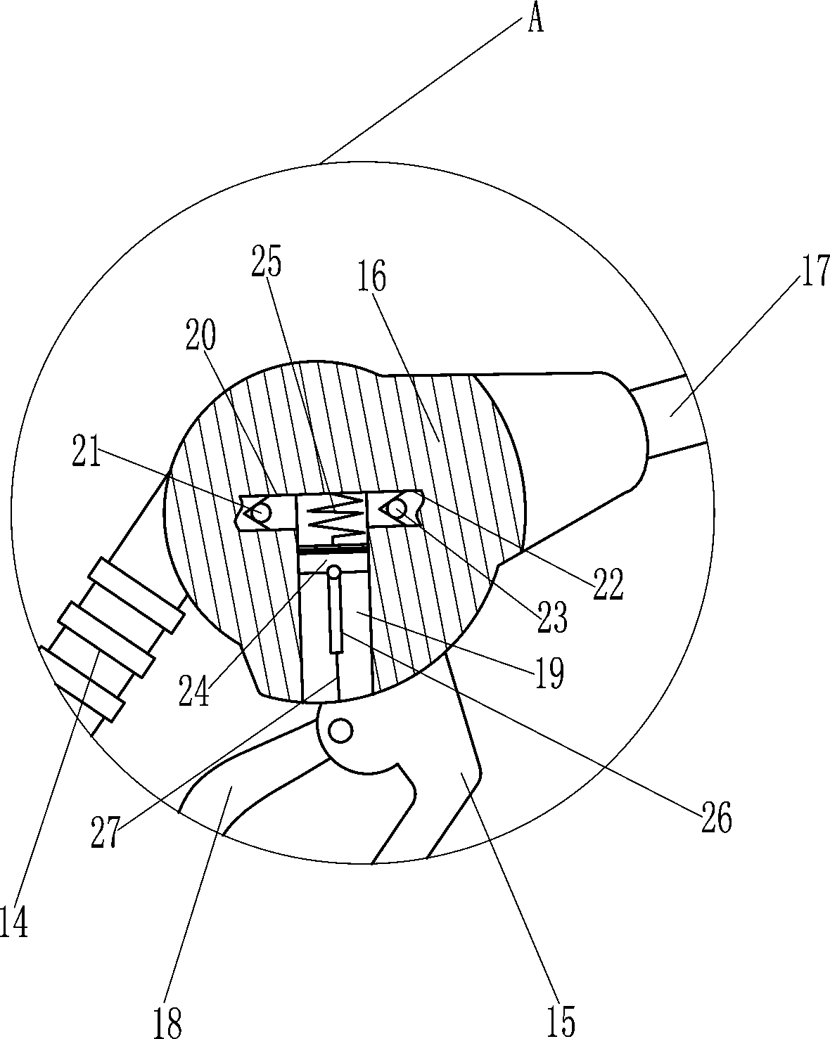 Portable gasoline filling device