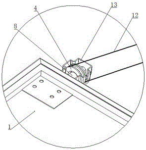 Limo carriage wall retracting and placing device