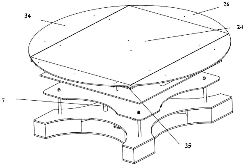 Lifting type multifunctional deformable intelligent table