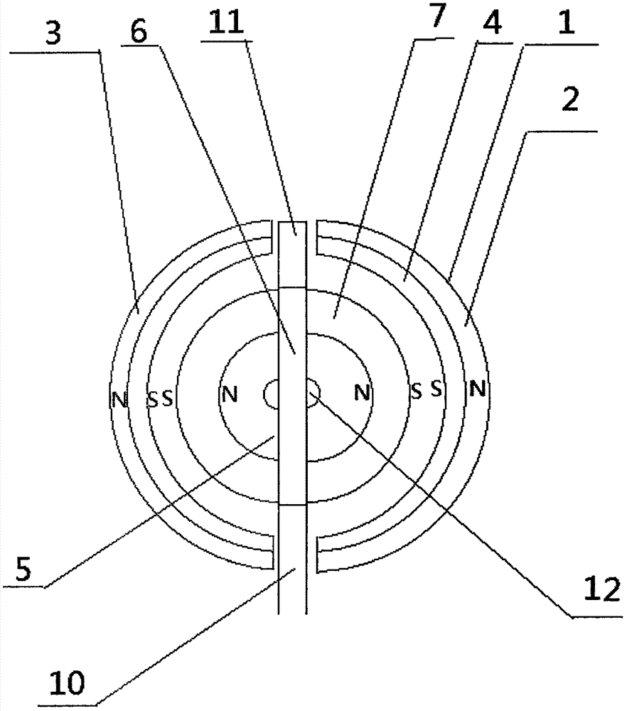 Magnetic force power apparatus