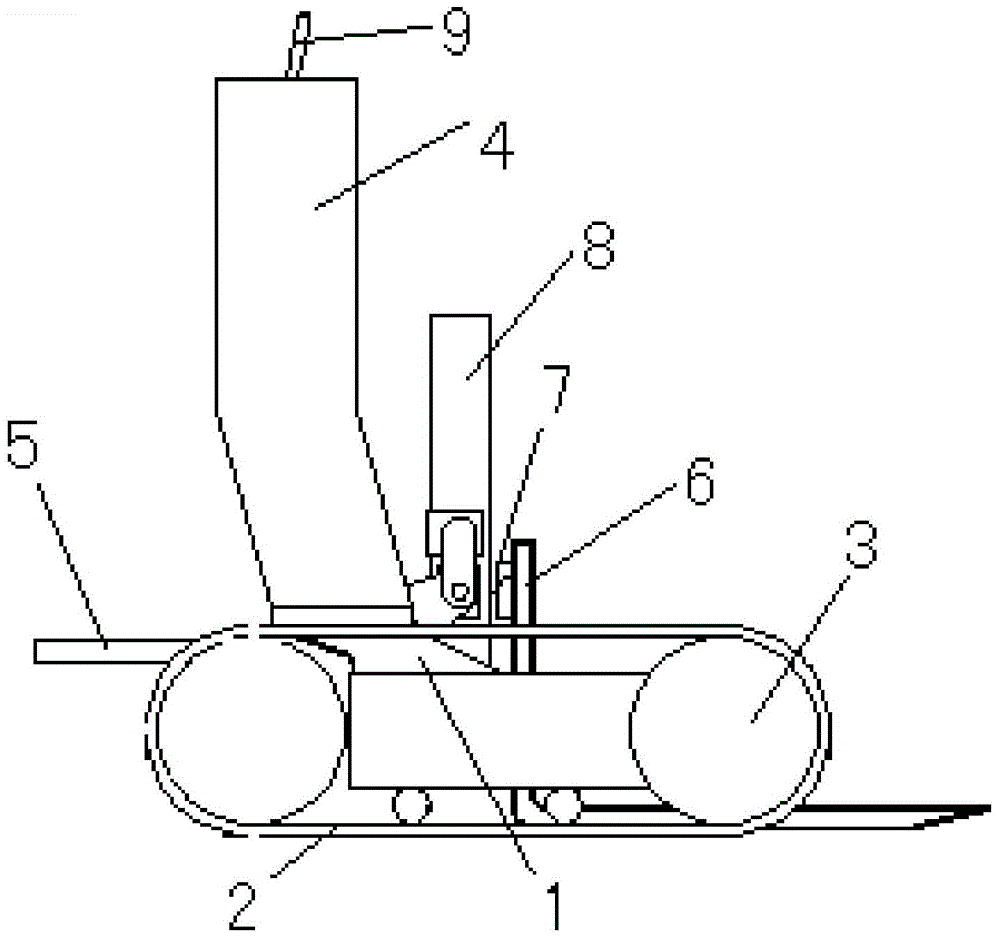 In-plant full-grade-level multifunctional minitype carrying trolley