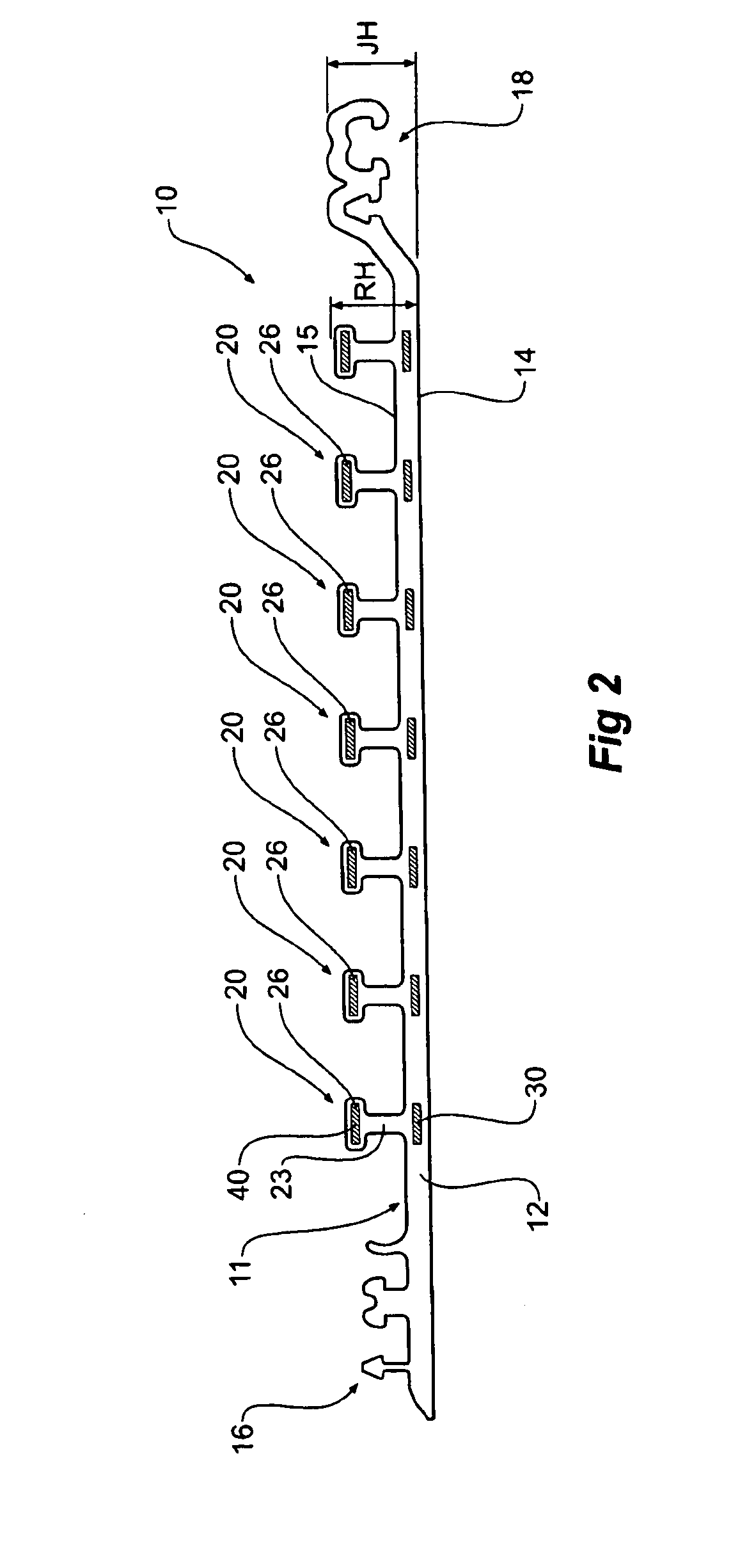 Composite reinforced strip windable to form a helical pipe and method therefor