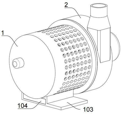 Sewage treatment device for road construction