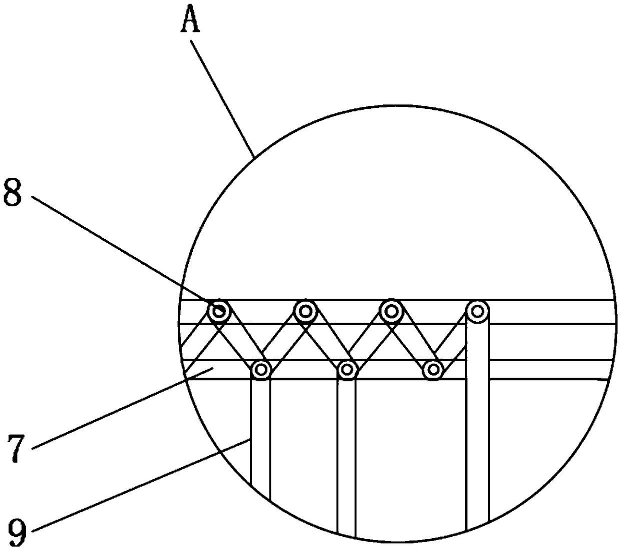 Puffing device with drying function for potato chip processing