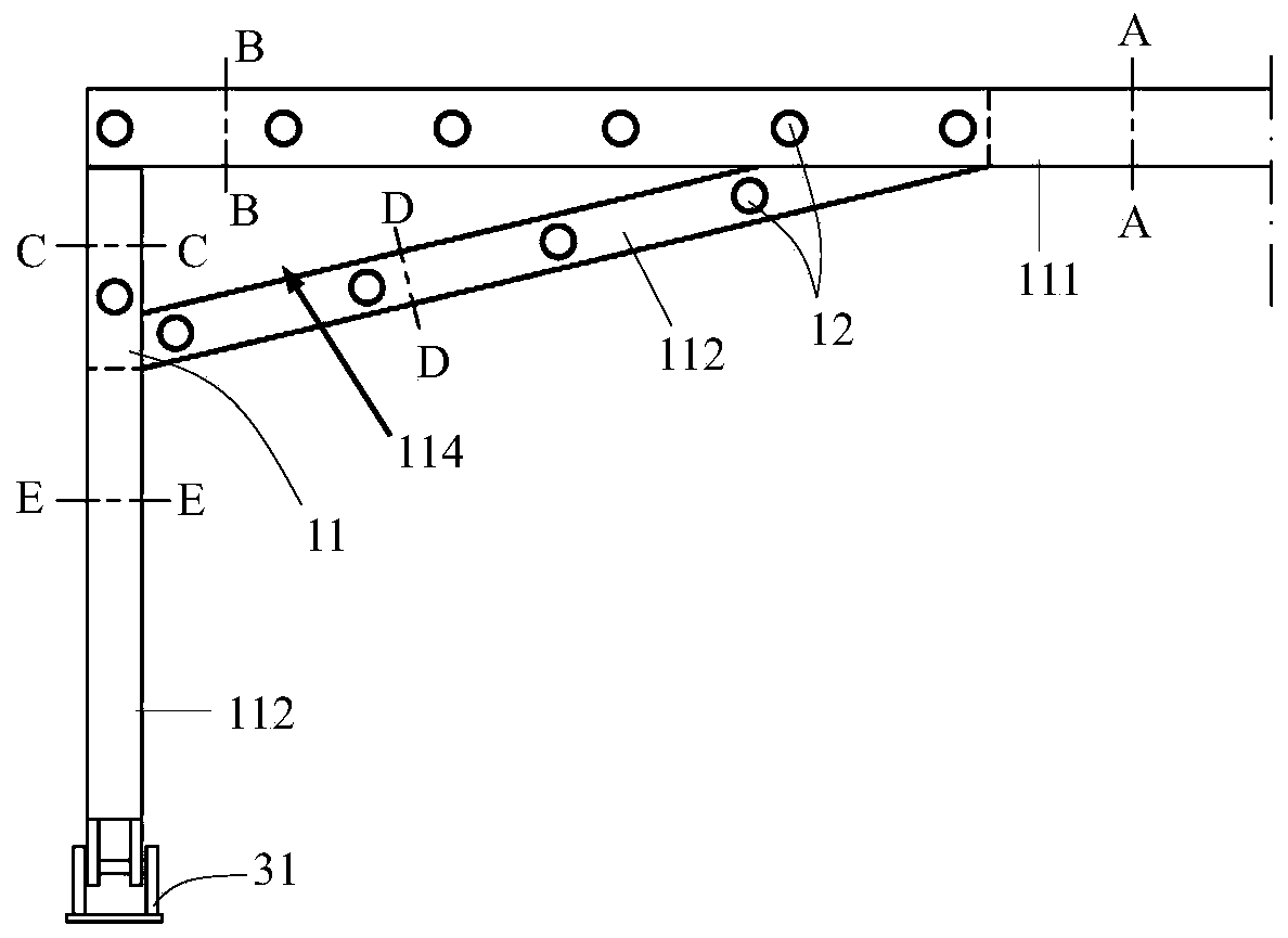 Bridge ship-collision-prevention height limiting frame