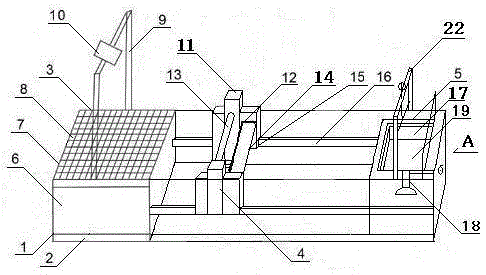 Breast cancer breast-conserving specimen sampling and measuring platform