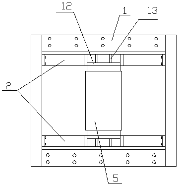 Connection joint of buckling-constrained steel plate walls for strengthening existing frame structure