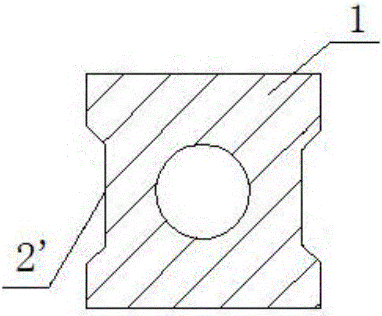 Pre-tensioning-method prestressed centrifugally-formed precast high-strength concrete hollow I-shaped support pile