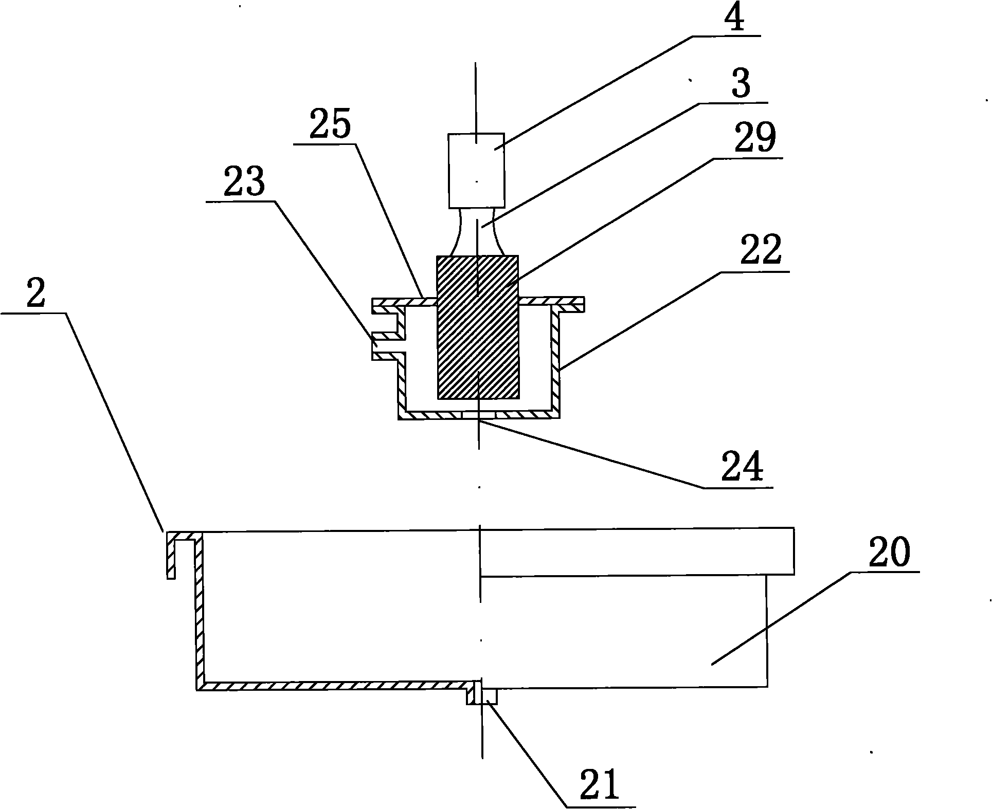 Ultrasonic hand washing device