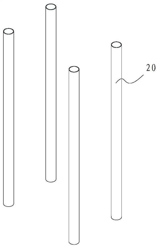 Novel concrete filled steel tube stiffening mixed structure and construction method thereof