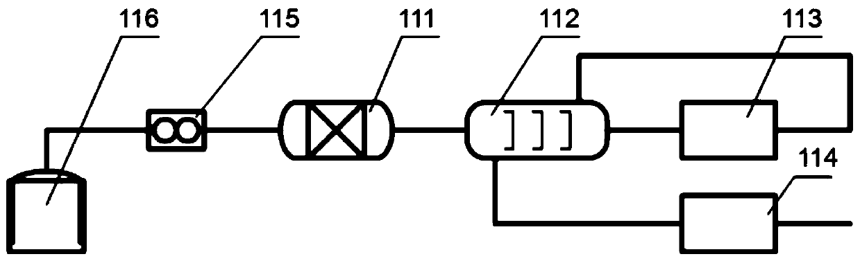 System for removing tritium from high-humid air