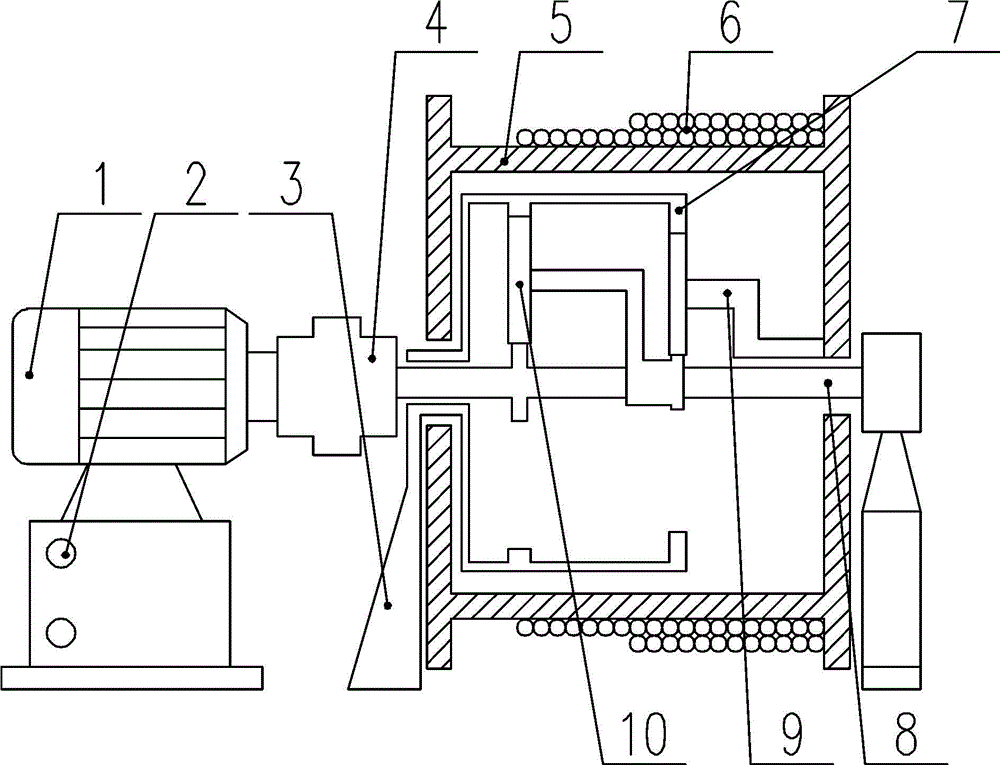 Planetary gear train built-in construction winch device