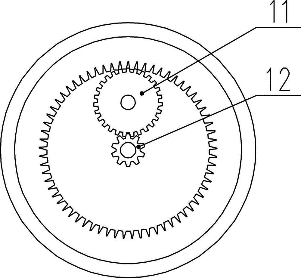 Planetary gear train built-in construction winch device