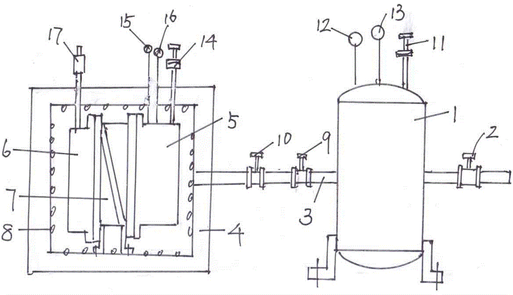 Large diameter valve high temperature sealing test device