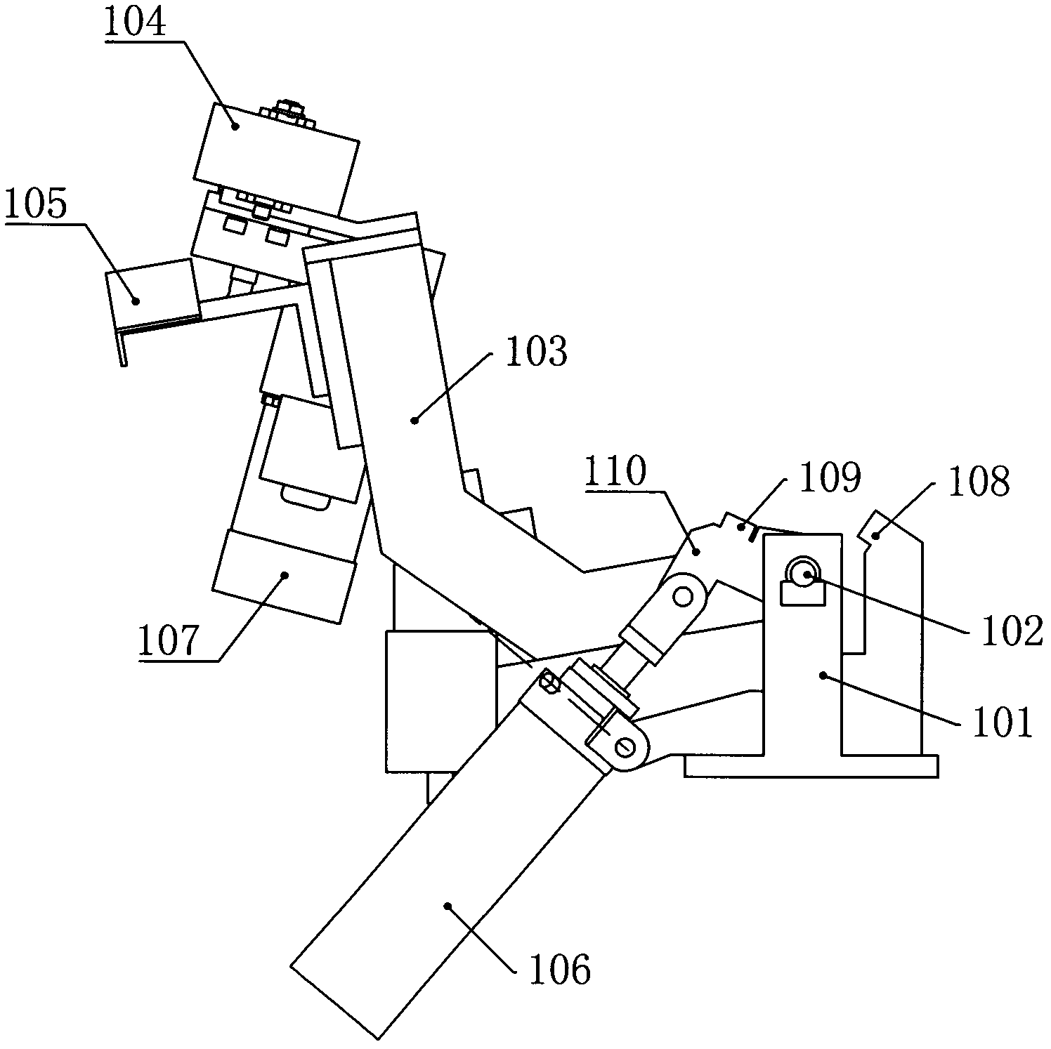 Automatic wire press mold workpiece transfer and positioning device