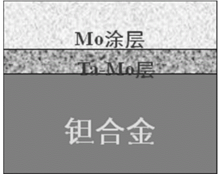 Method for preparing anti-oxidation coating on surface of tantalum alloy material