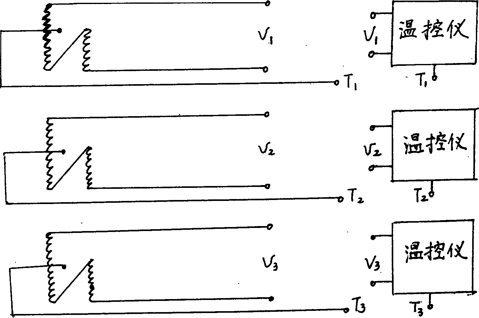 Three-segment opposite-opening type fatigue and high temperature test integrated furnace