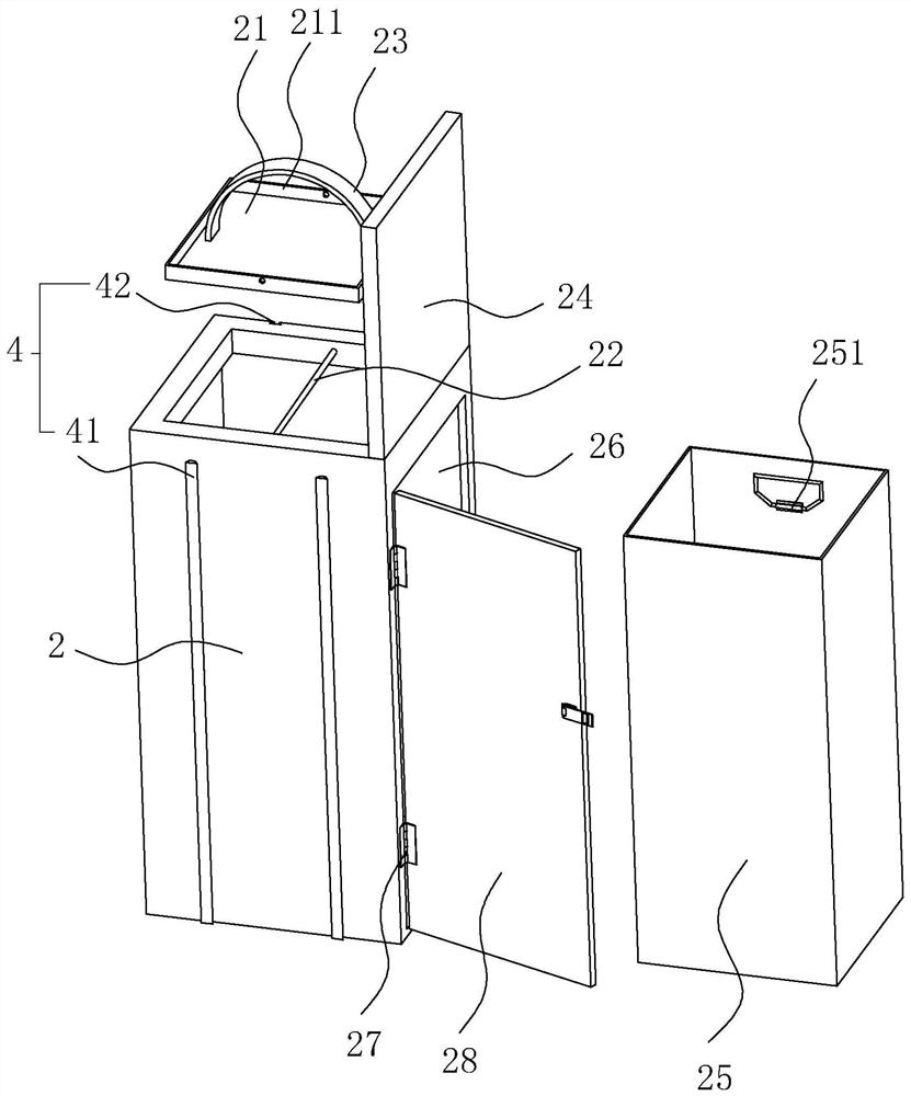 Garbage classification recovery device and treatment method thereof